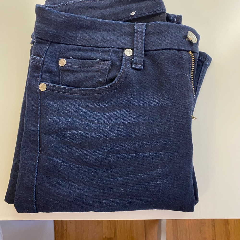 7 for all Mankind high waist skinny jeans